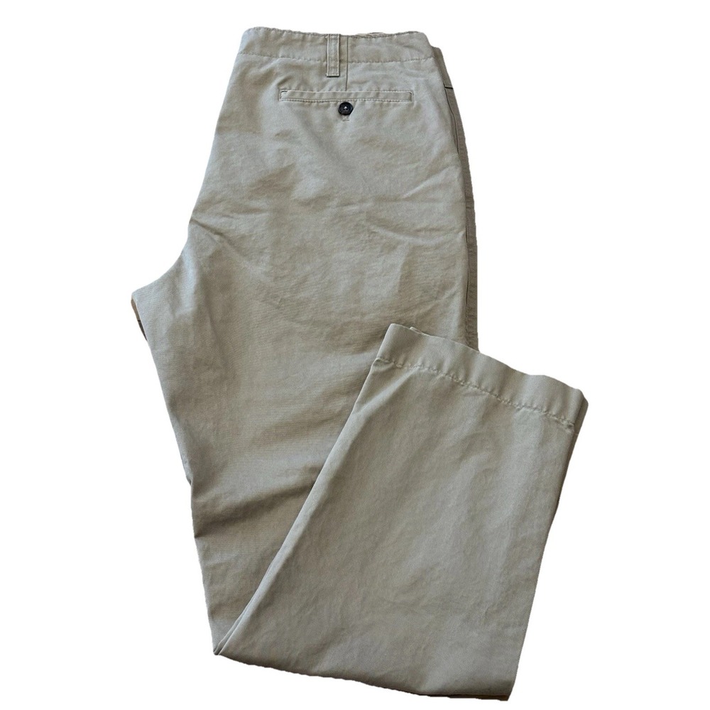 Joseph Abboud Tan Brown Chino Pants Mens Size 36x29 Cotton Pockets Career Preppy